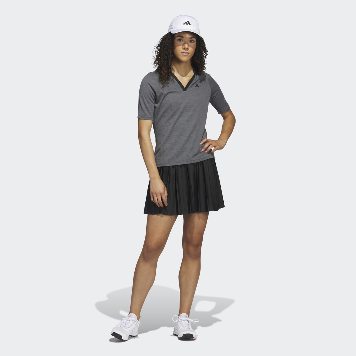 Adidas Ultimate365 Tour No-Show Half-Sleeve Golf Polo Shirt. 10