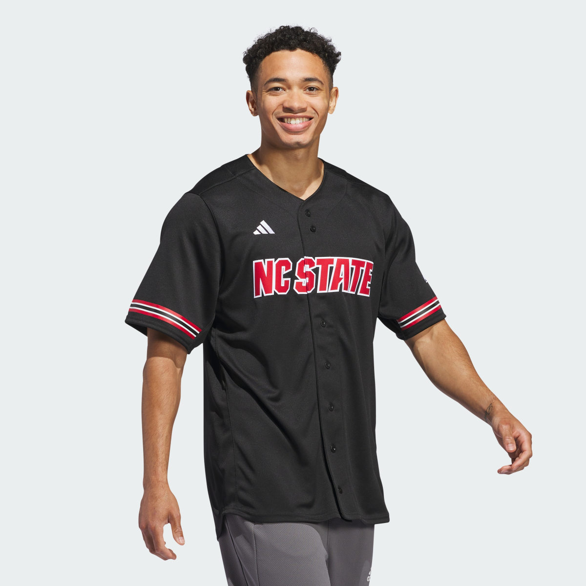 Adidas NC State Baseball Jersey. 4