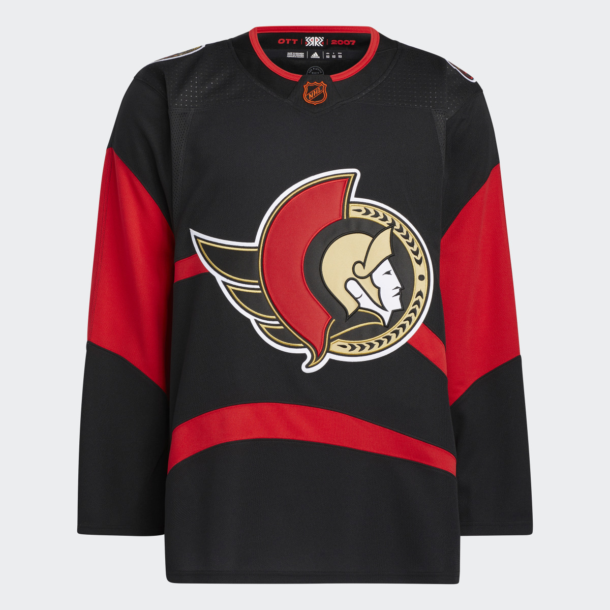 Adidas Senators Authentic Reverse Retro Wordmark Jersey. 5