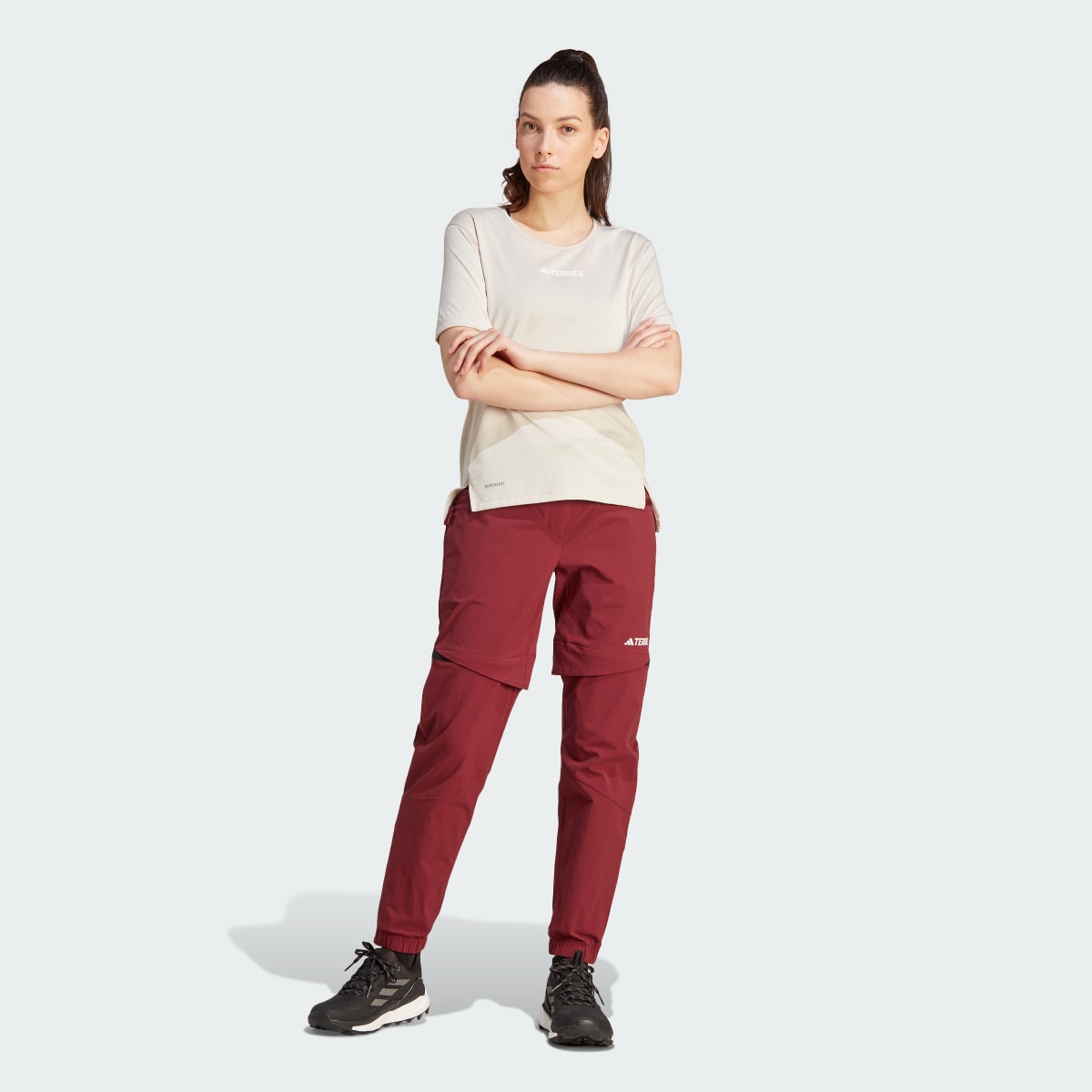 Adidas Pantalon de randonnée Terrex Utilitas Zip-Off. 5