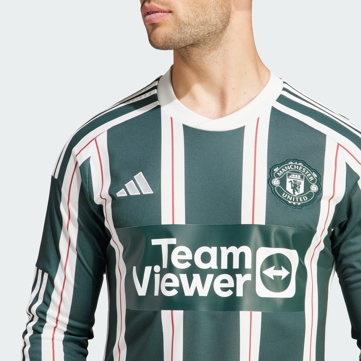 Adidas Camisola Alternativa de Manga Comprida 23/24 do Manchester United. 7