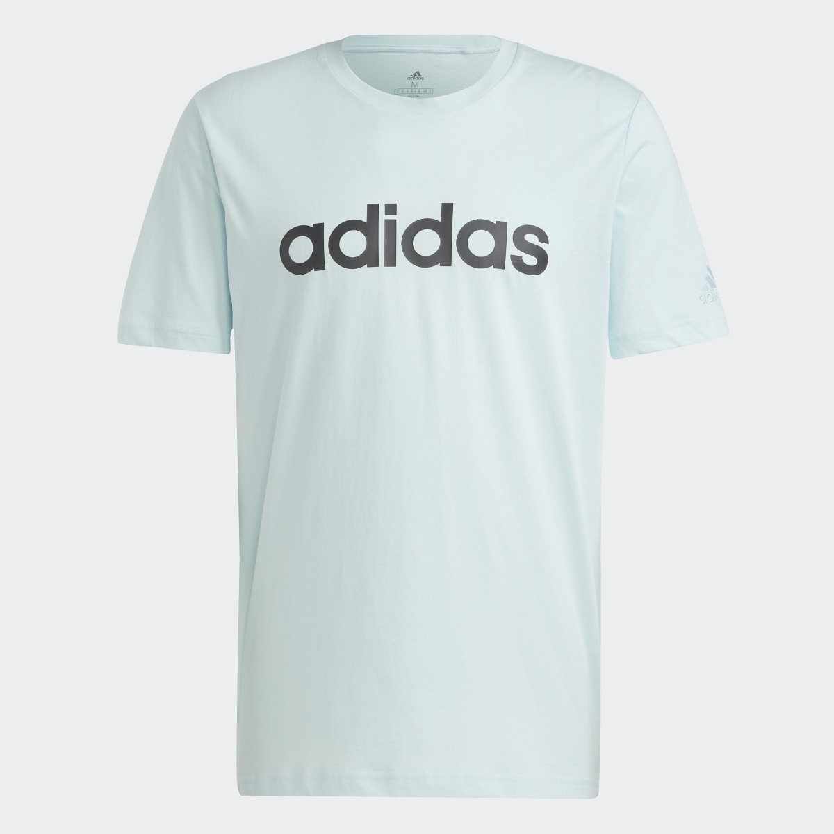 Adidas Essentials Embroidered Linear Logo Tişört. 5