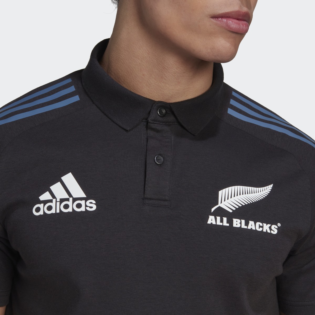 Adidas All Blacks Rugby Polo Shirt. 6