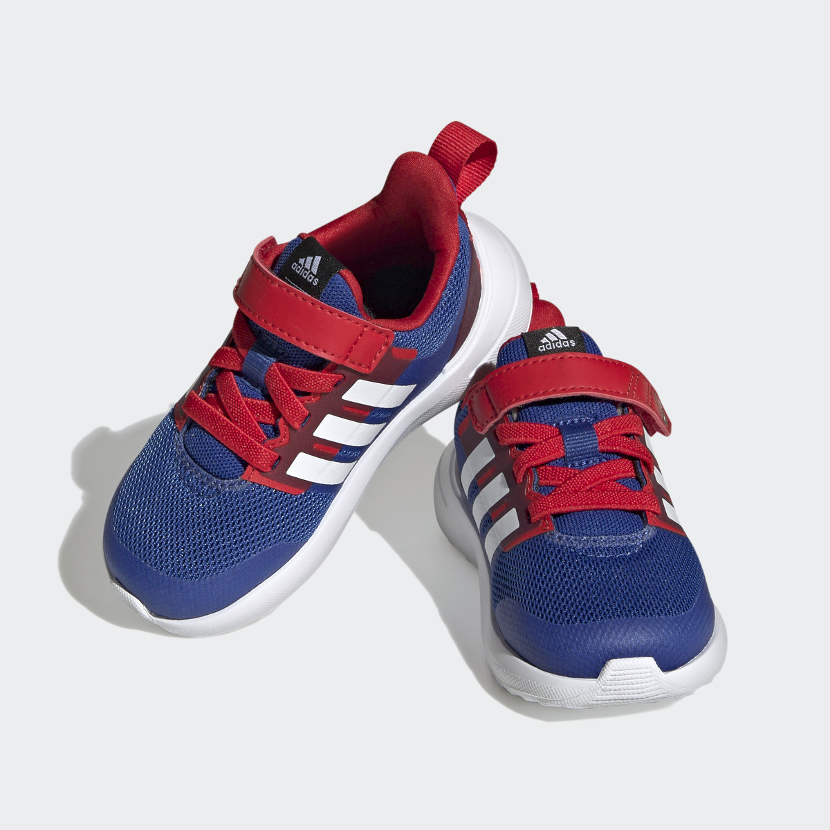 Adidas Chaussure à lacets élastiques et scratch sur le dessus adidas x Marvel FortaRun 2.0 Spider-Man Cloudfoam. 5