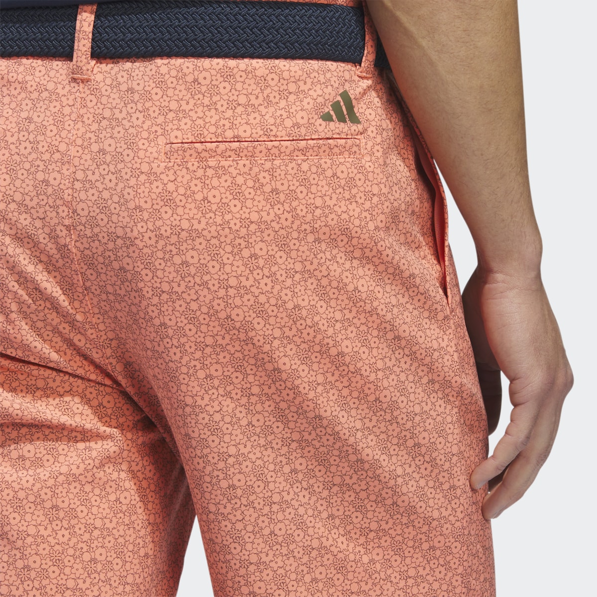 Adidas Ultimate365 Nine-Inch Printed Golf Shorts. 6