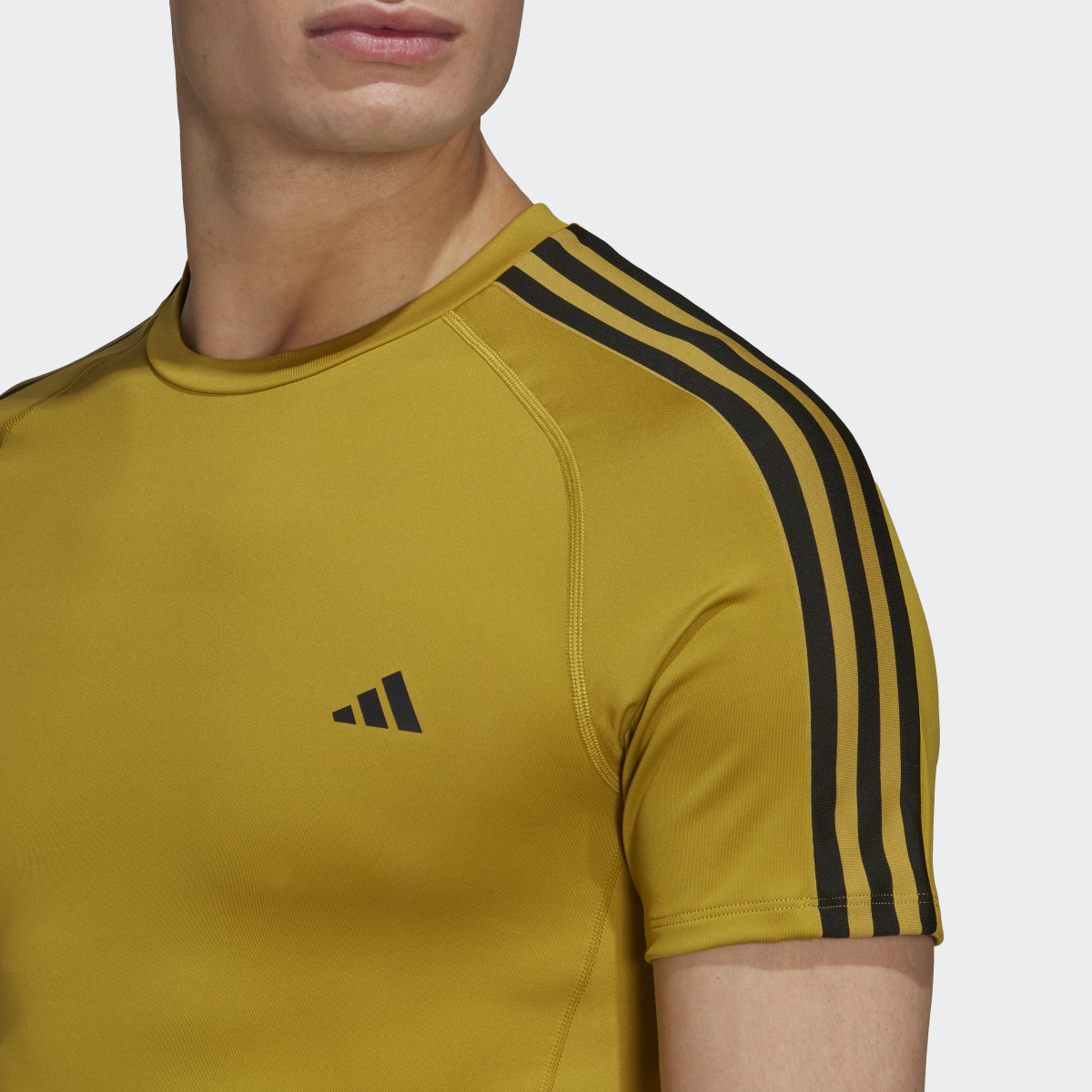 Adidas Techfit 3-Stripes Training Tee. 6