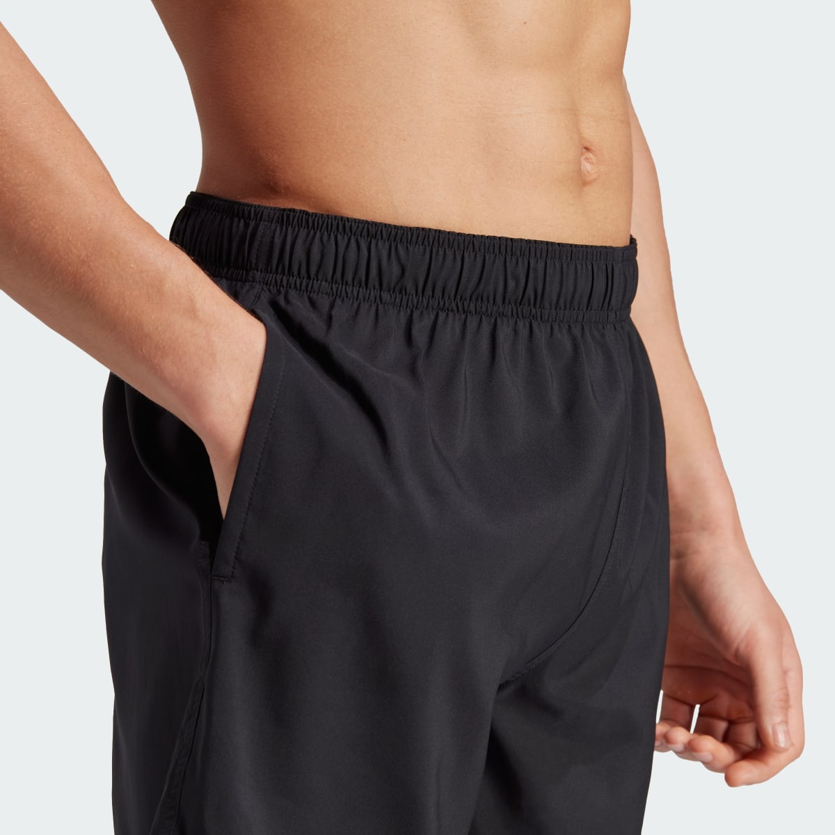 Adidas Solid CLX Short-Length Badeshorts. 6