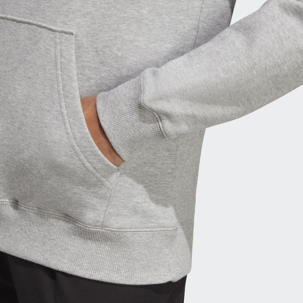 Adidas Sweat-shirt à capuche en molleton coupe standard Big Logo Essentials. 7