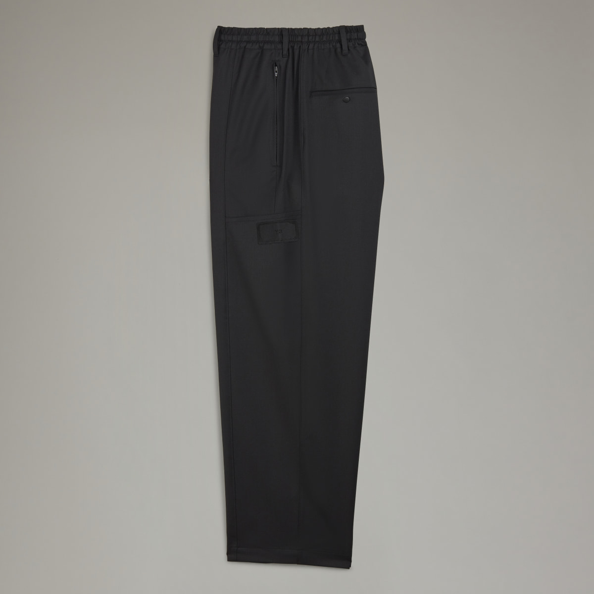 Adidas Y-3 Refined Wool Straight-Leg Joggers. 5