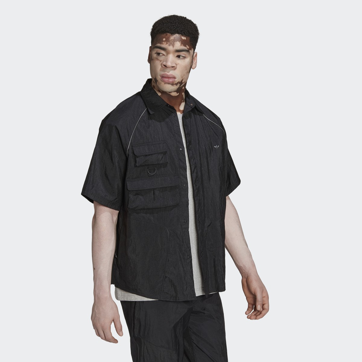 Adidas Reveal Short Sleeve Overshirt. 4