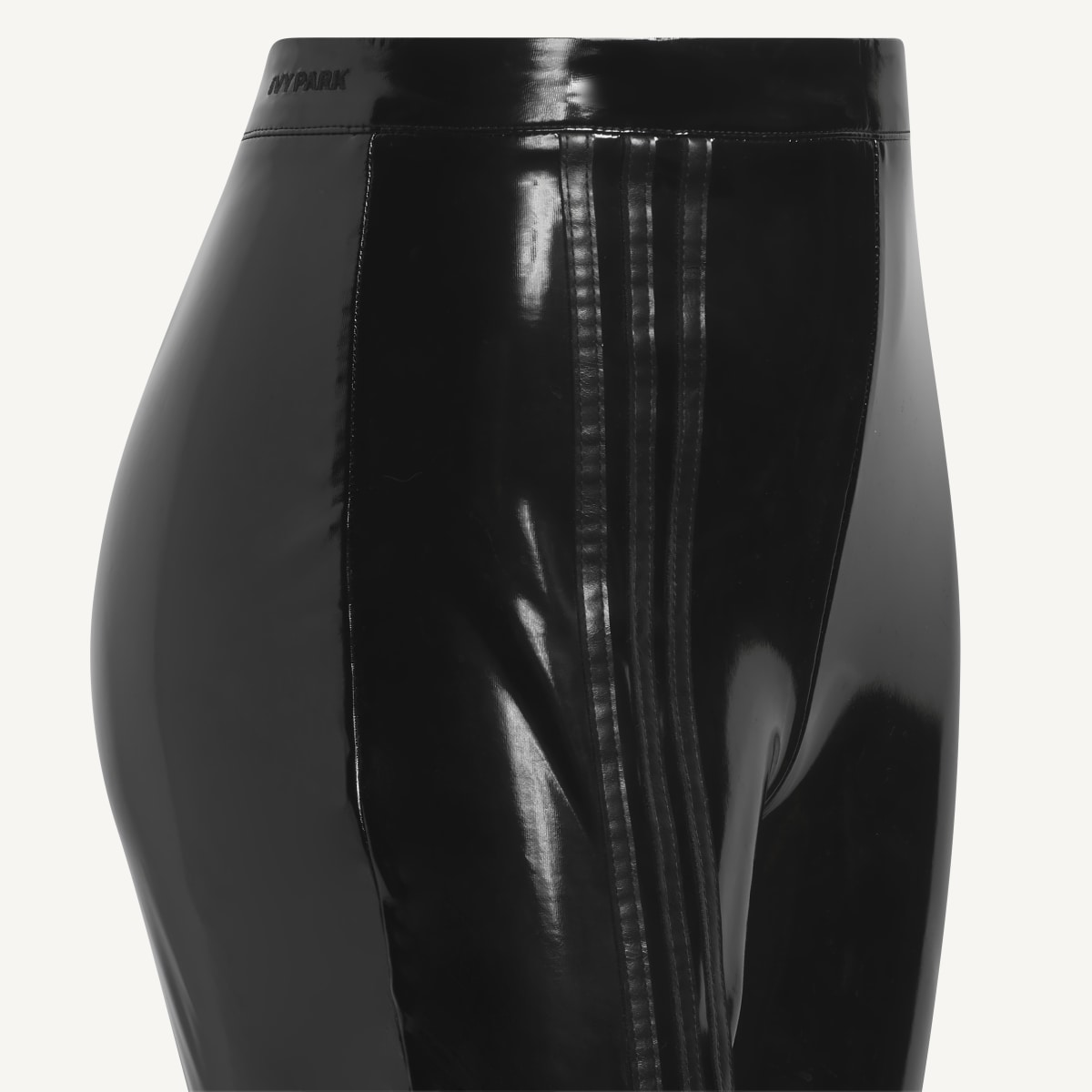 Adidas Faux Latex Straight-Leg Pants. 8