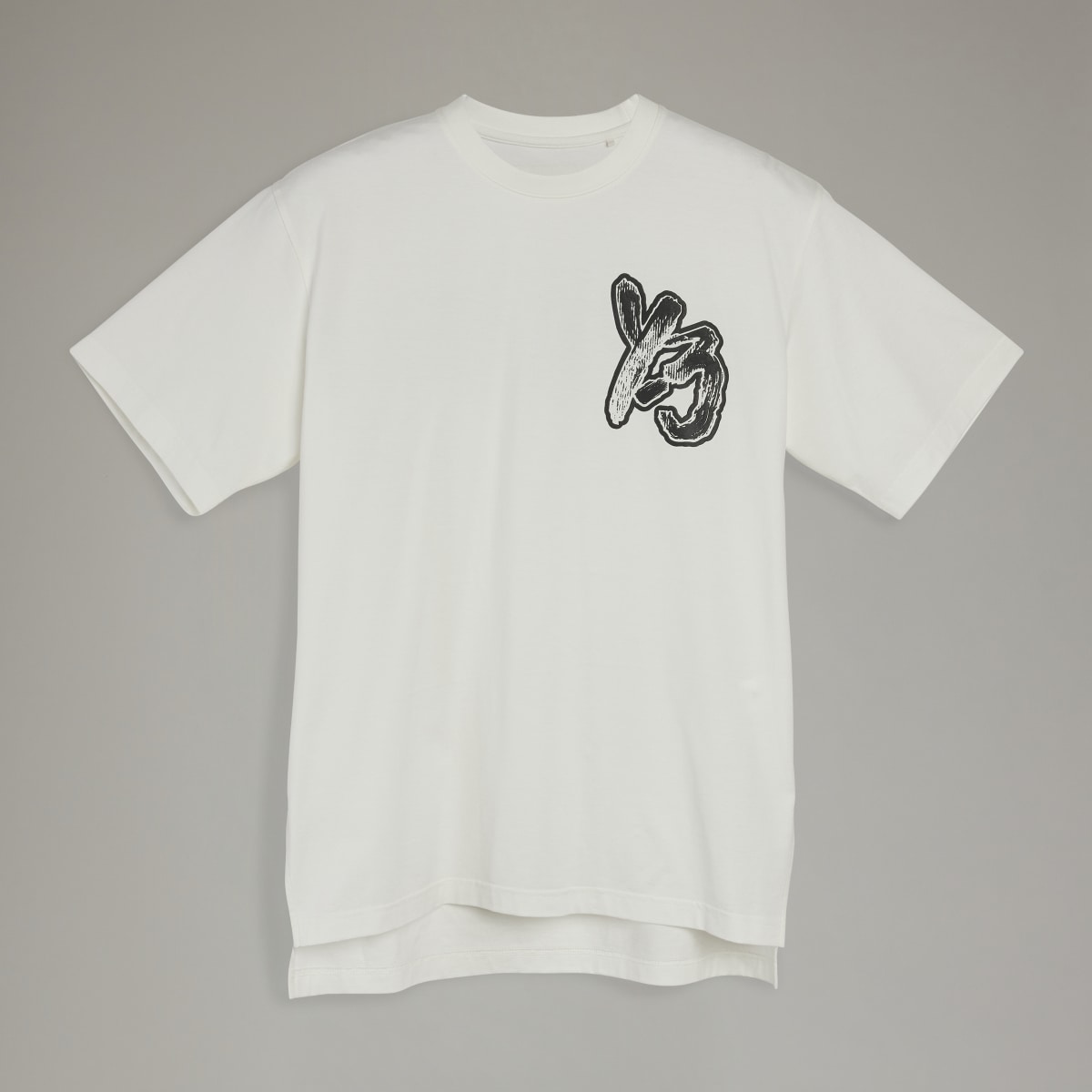 Adidas Y-3 Brushstroke Graphic Short Sleeve Tee. 6