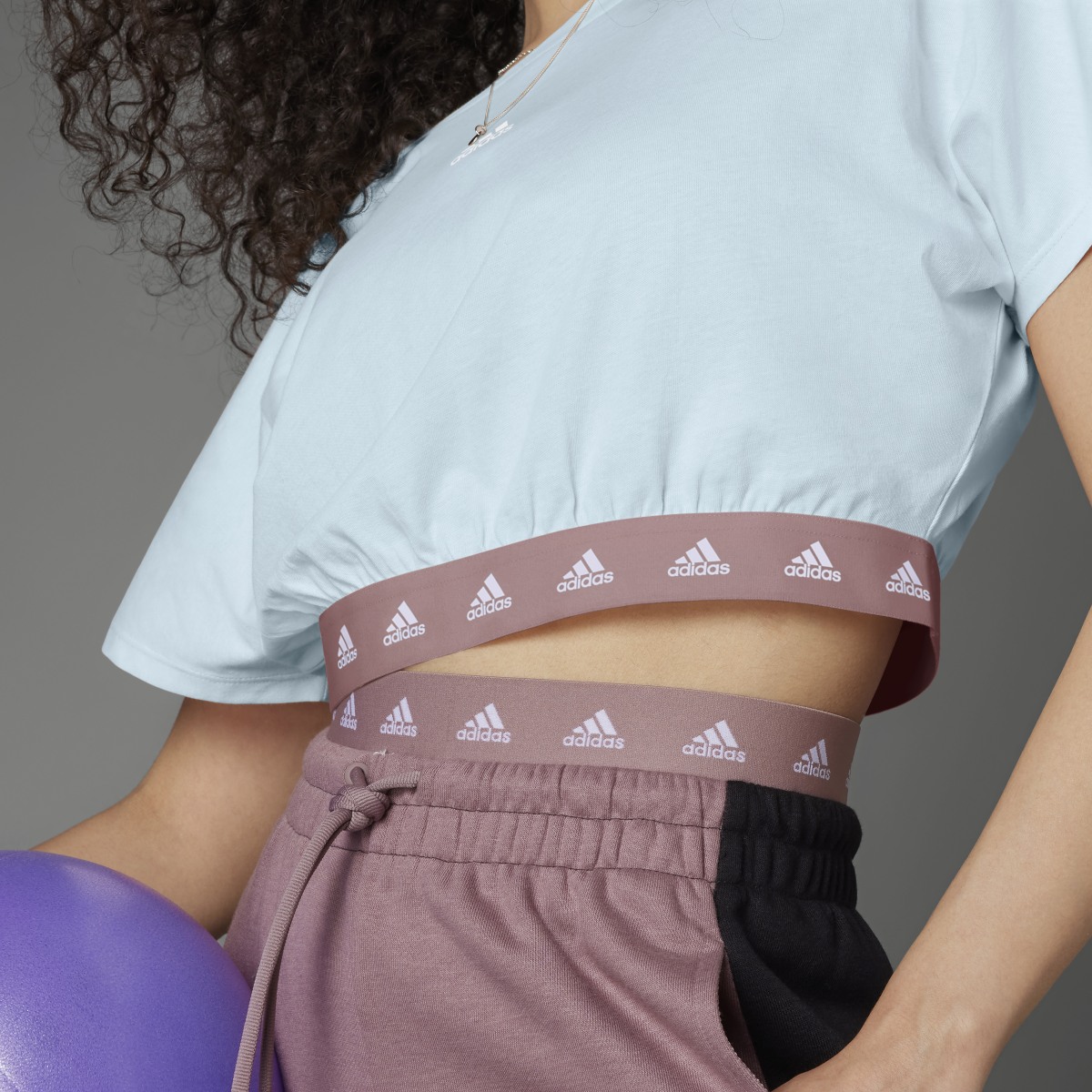 Adidas Hyperglam Cropped Cotton Tee. 9