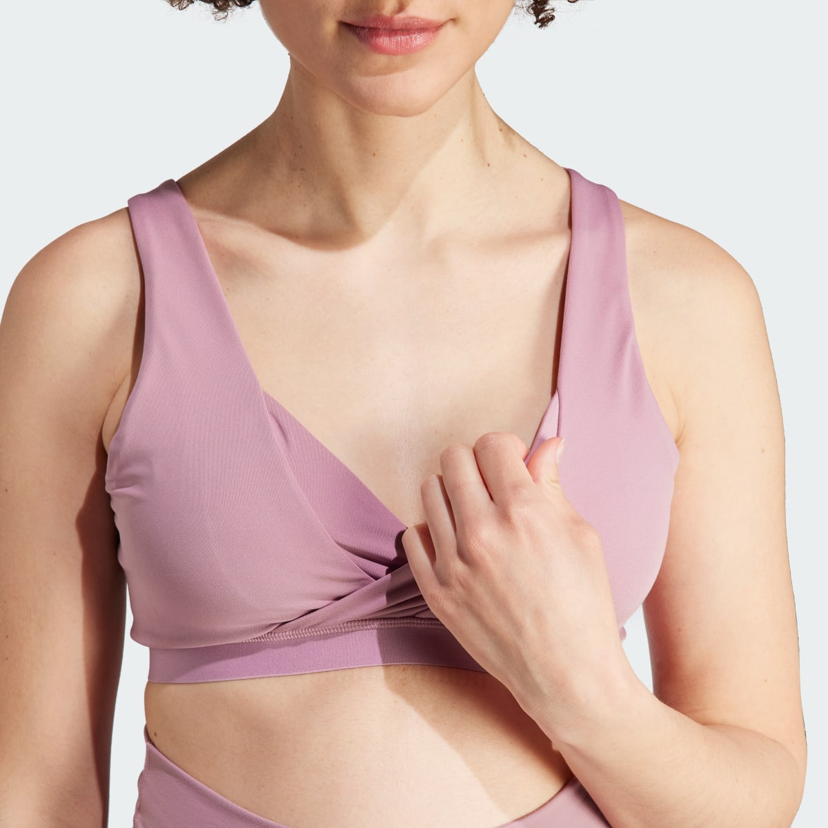 Adidas Yoga Essentials Studio Light-Support Nursing Bra. 7