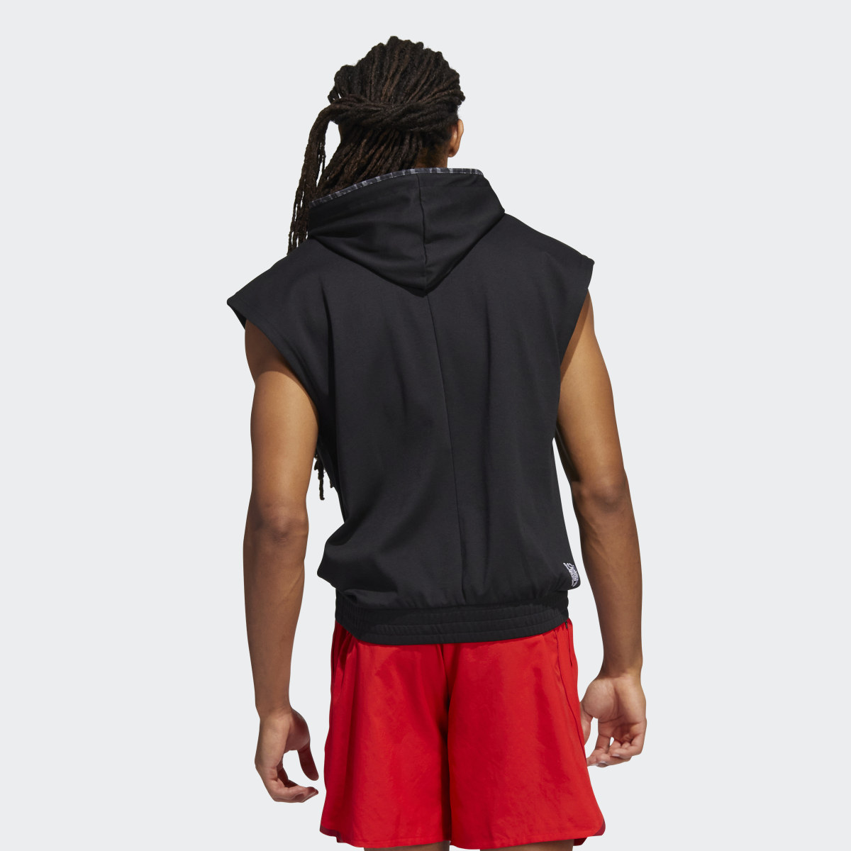 Adidas Donovan Mitchell Short Sleeve Hoodie. 4