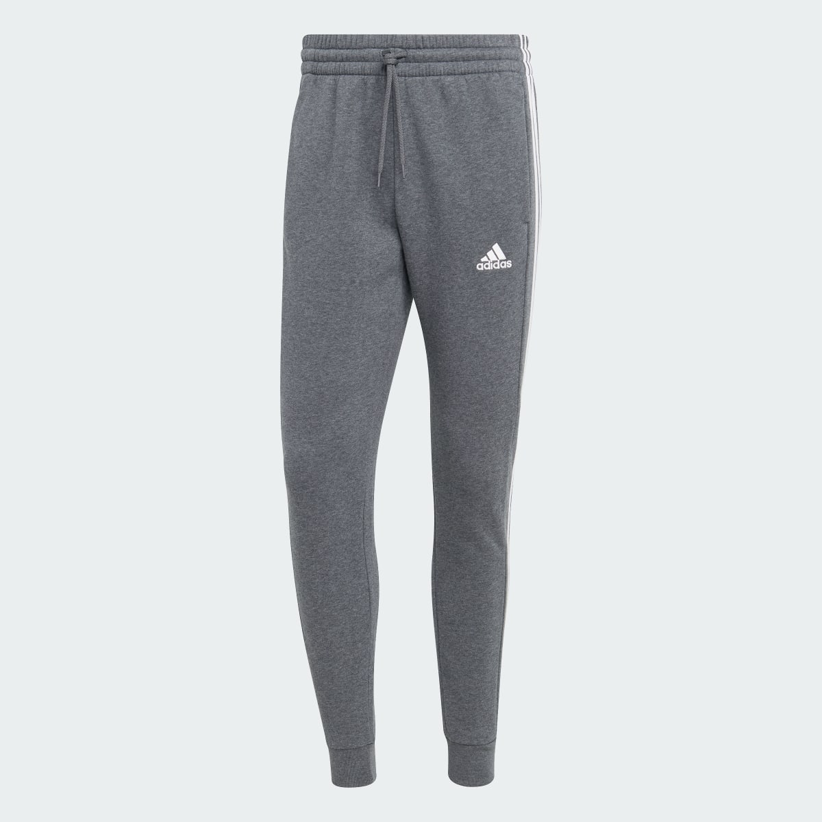 Adidas Essentials Fleece 3-Stripes Tapered Cuff Pants. 4