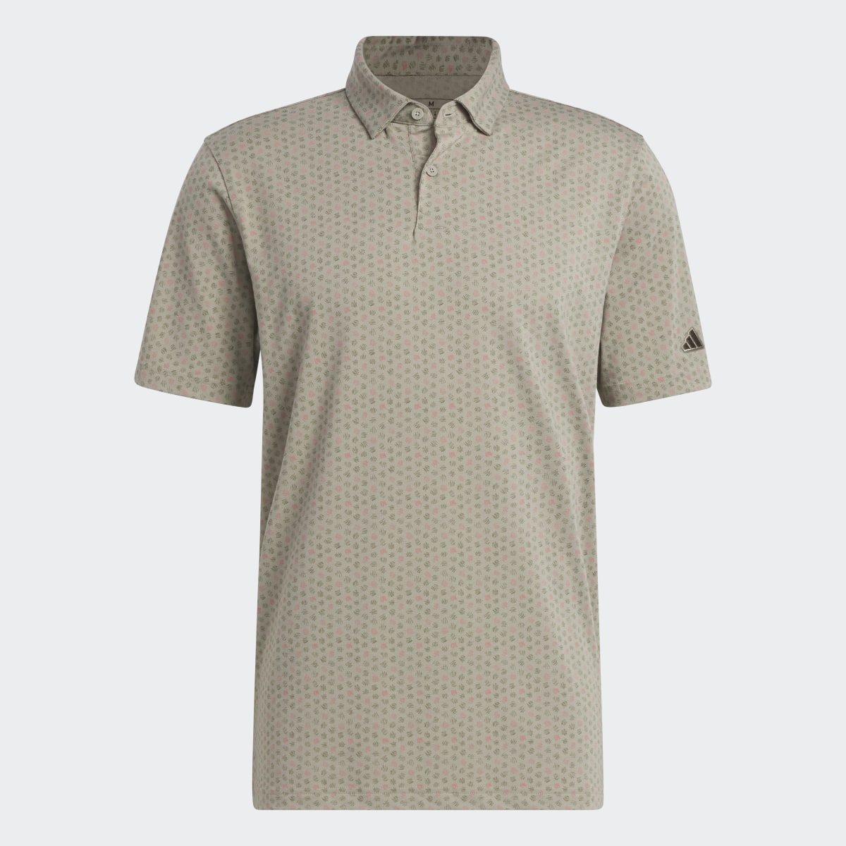 Adidas Go-To Print Golf Polo Shirt. 5