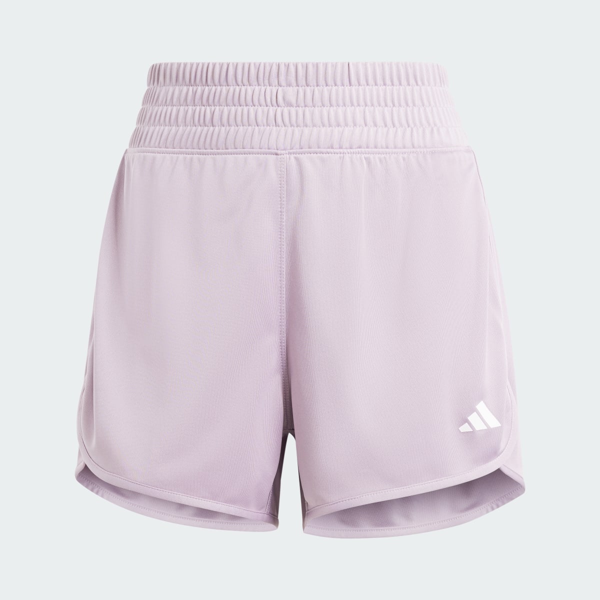 Adidas Pacer Essentials Knit High-Rise Shorts. 4