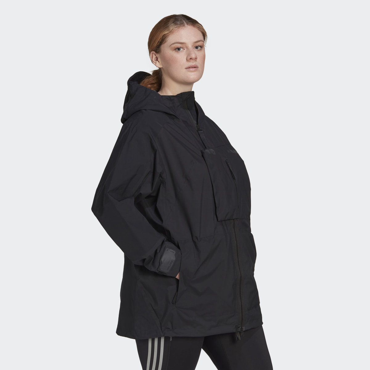 Adidas TERREX Xploric RAIN.RDY Wanderjacke – Große Größen. 4