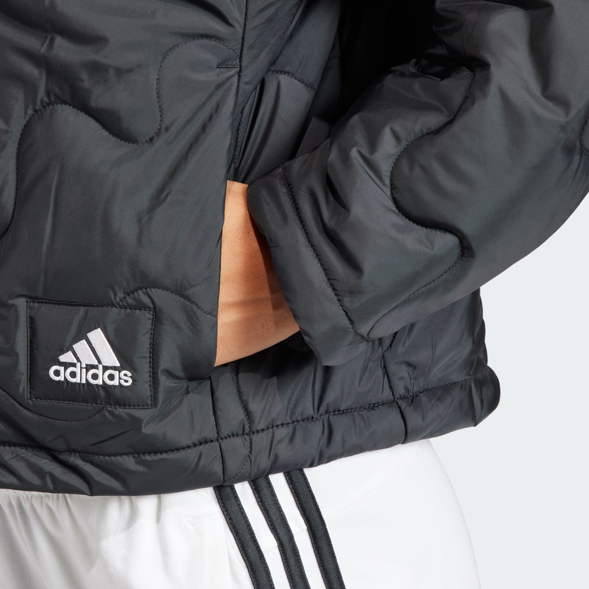 Adidas Nuganic Crop Light Insulation Jacket. 7