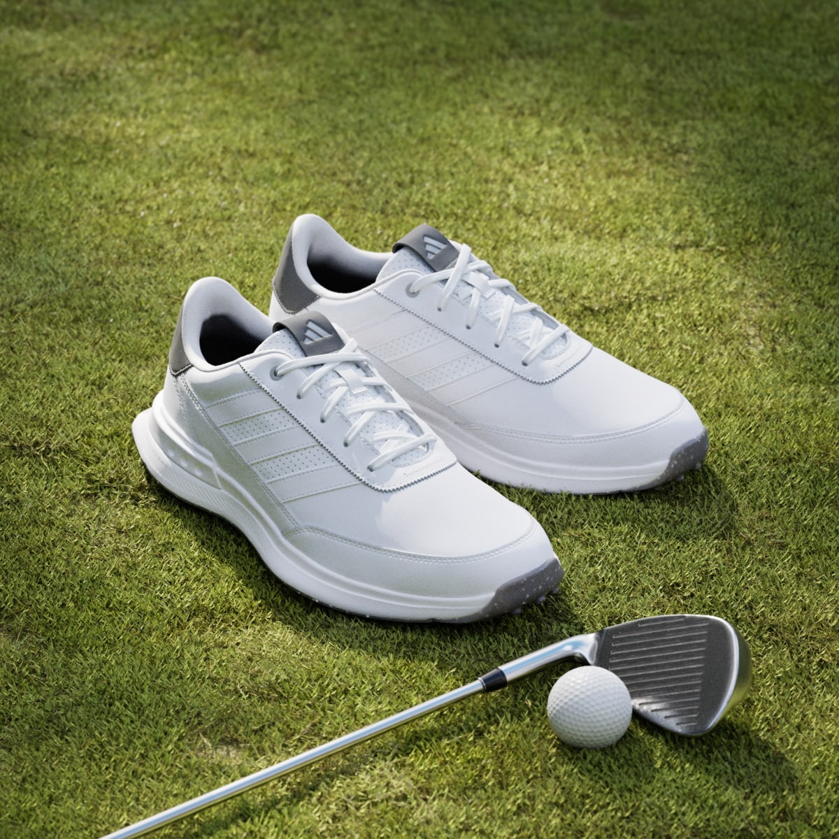 Adidas S2G 24 Leather Spikeless Golf Shoes. 4