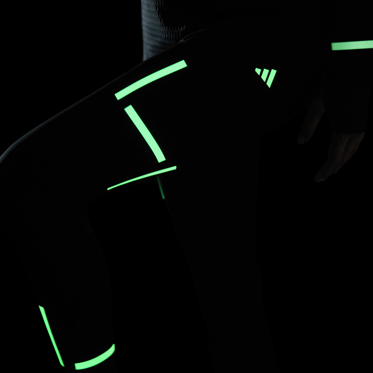 Adidas Leggings da running Fast Impact Reflect At Night X-City Full-Length. 8