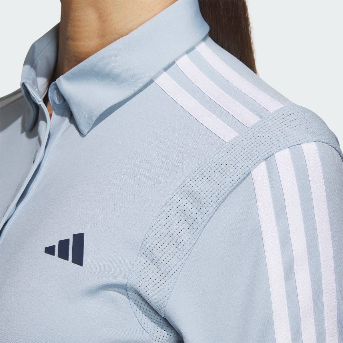 Adidas HEAT.RDY 3-Stripes Short Sleeve Polo Shirt. 7