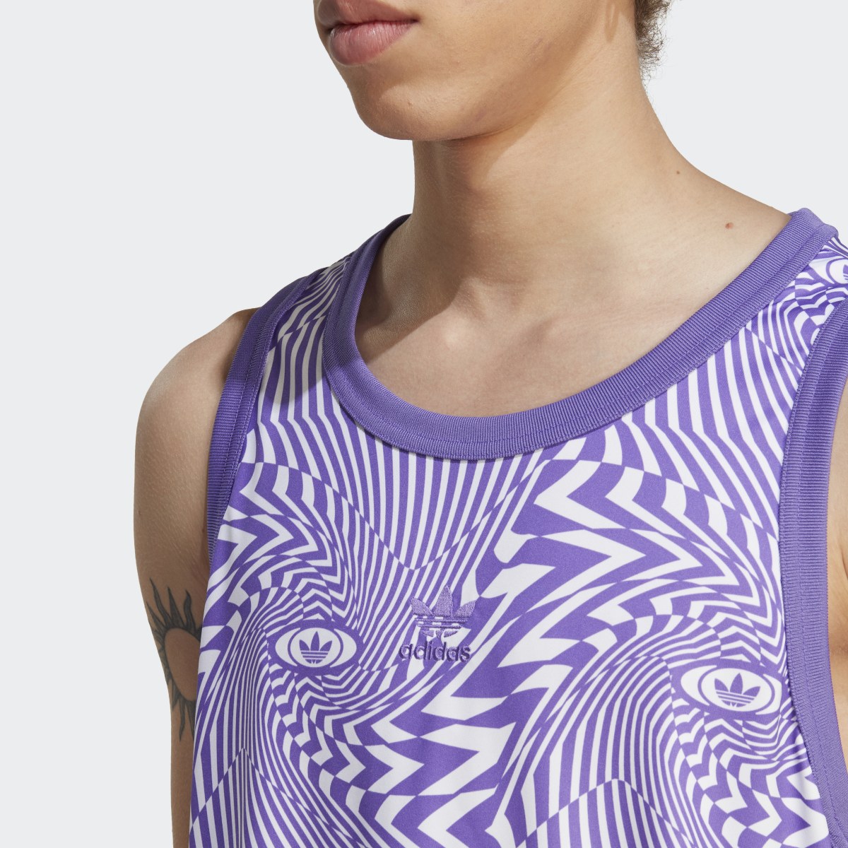 Adidas Rekive Allover Print Tank Top. 6