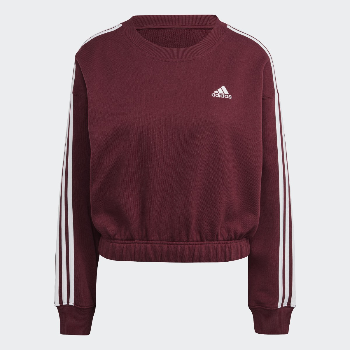 Adidas Essentials 3-Stripes Crop Sweatshirt. 5