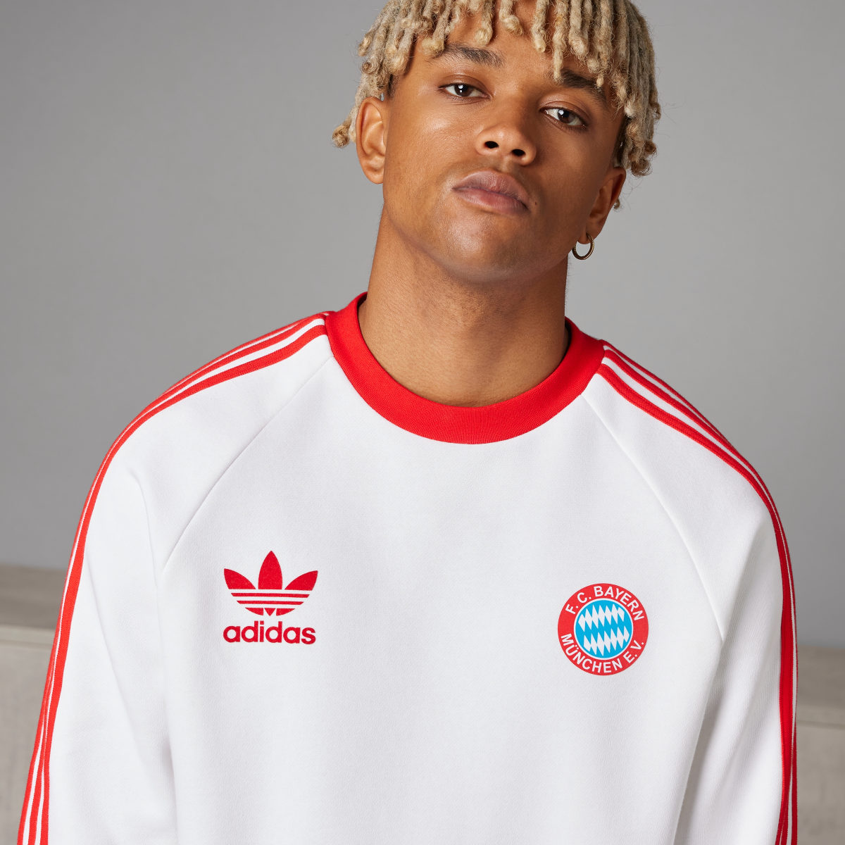 Adidas Felpa Crew Originals FC Bayern München. 8