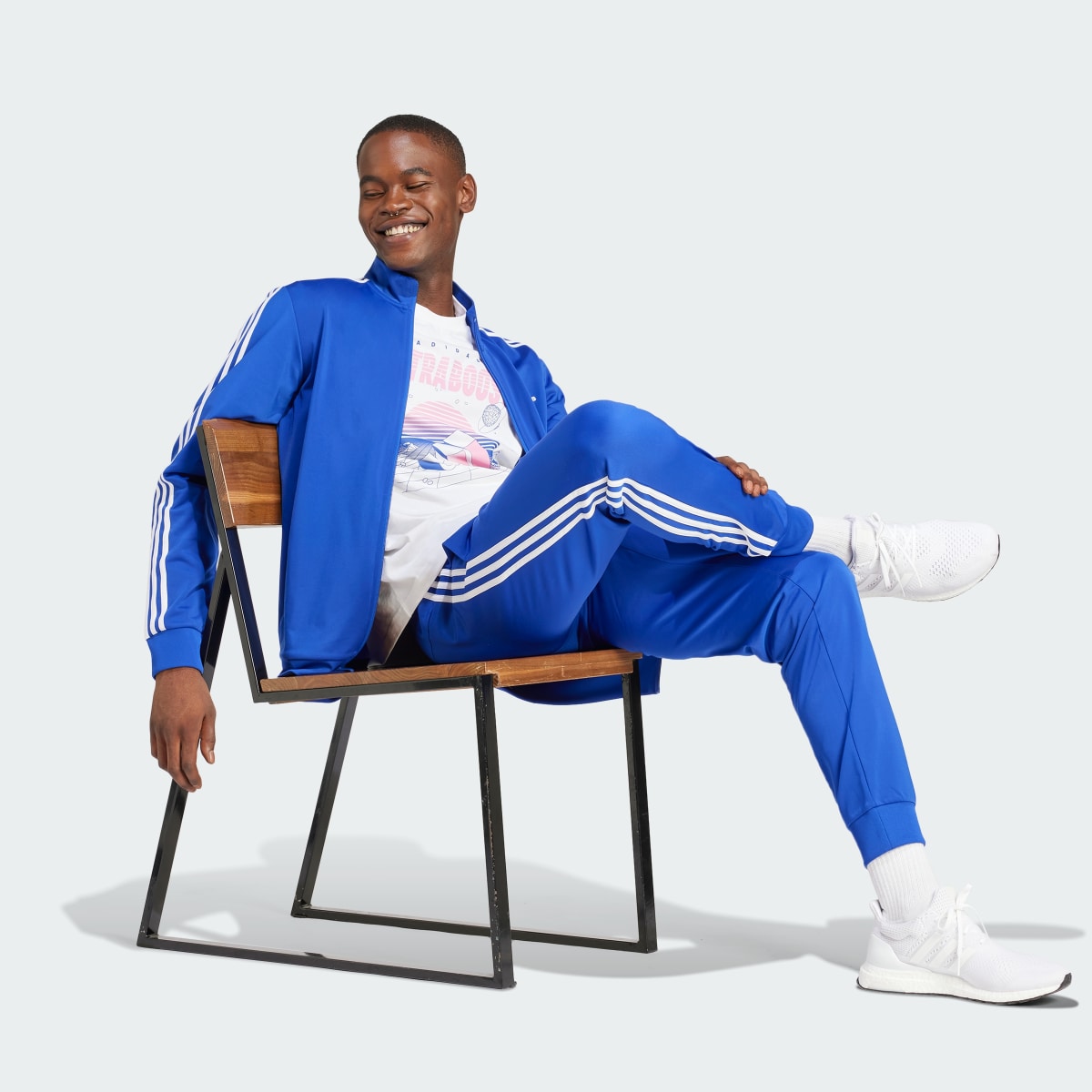 Adidas Essentials Warm-Up 3-Stripes Track Jacket. 4