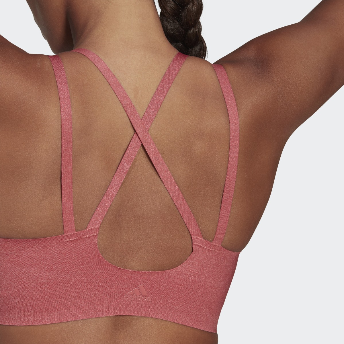 Adidas Yoga Luxe Studio Light-Support Fire Bra. 7