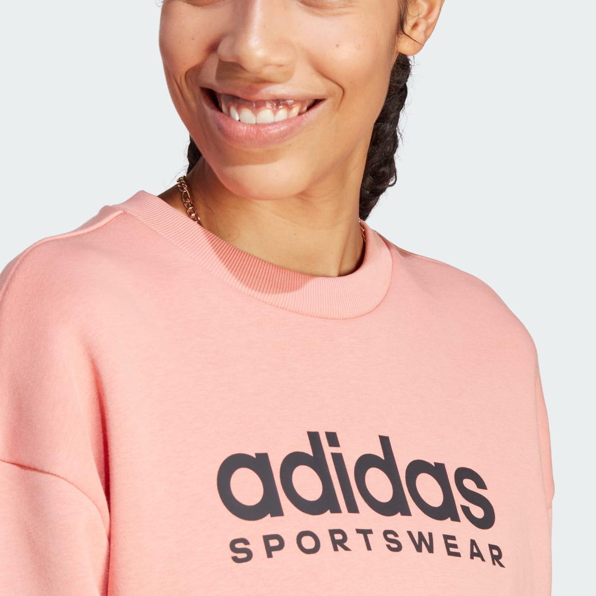 Adidas ALL SZN Fleece Graphic Sweatshirt. 6