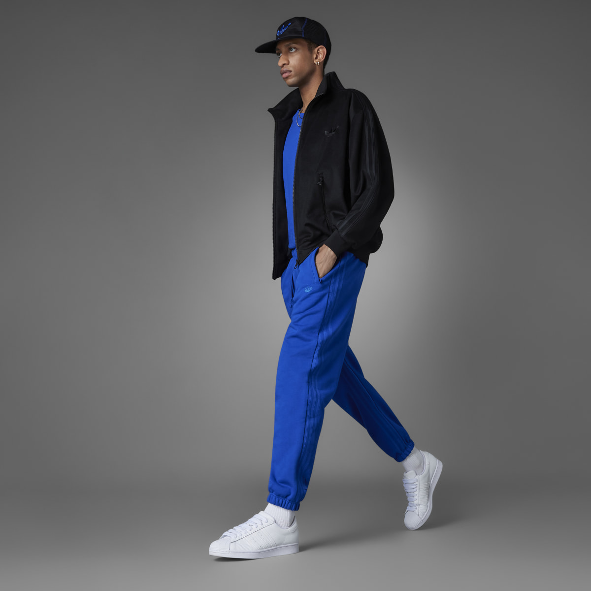 Adidas Blue Version Essentials Joggers. 9
