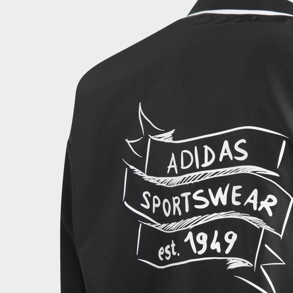Adidas Brand Love Woven Jacket Kids. 5