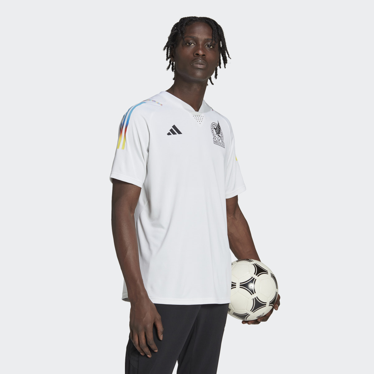 Adidas Mexico Tiro 23 Game Day Pre-Match Jersey. 4