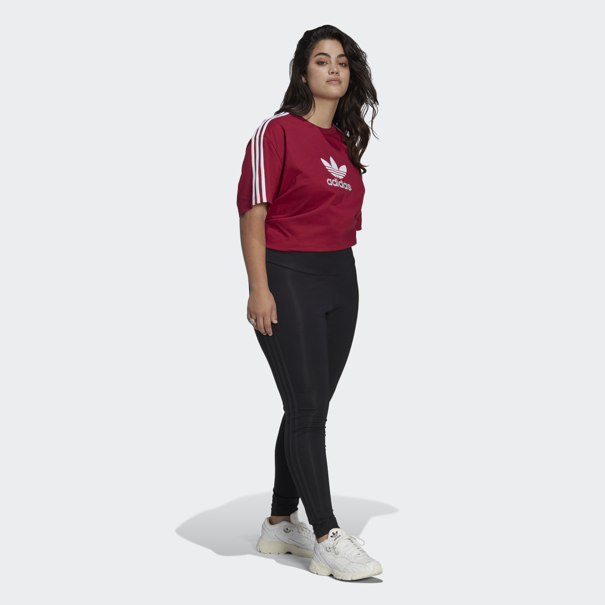Adidas Centre Stage Tee (Plus Size). 5