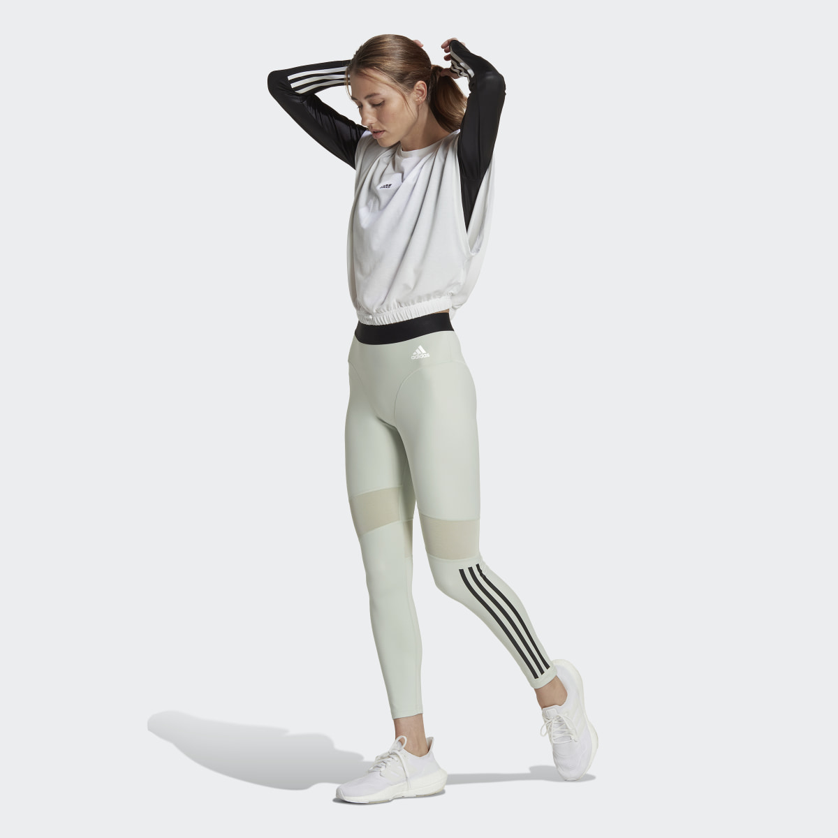 Adidas Legging 7/8 Hyperglam 3-Stripes. 5