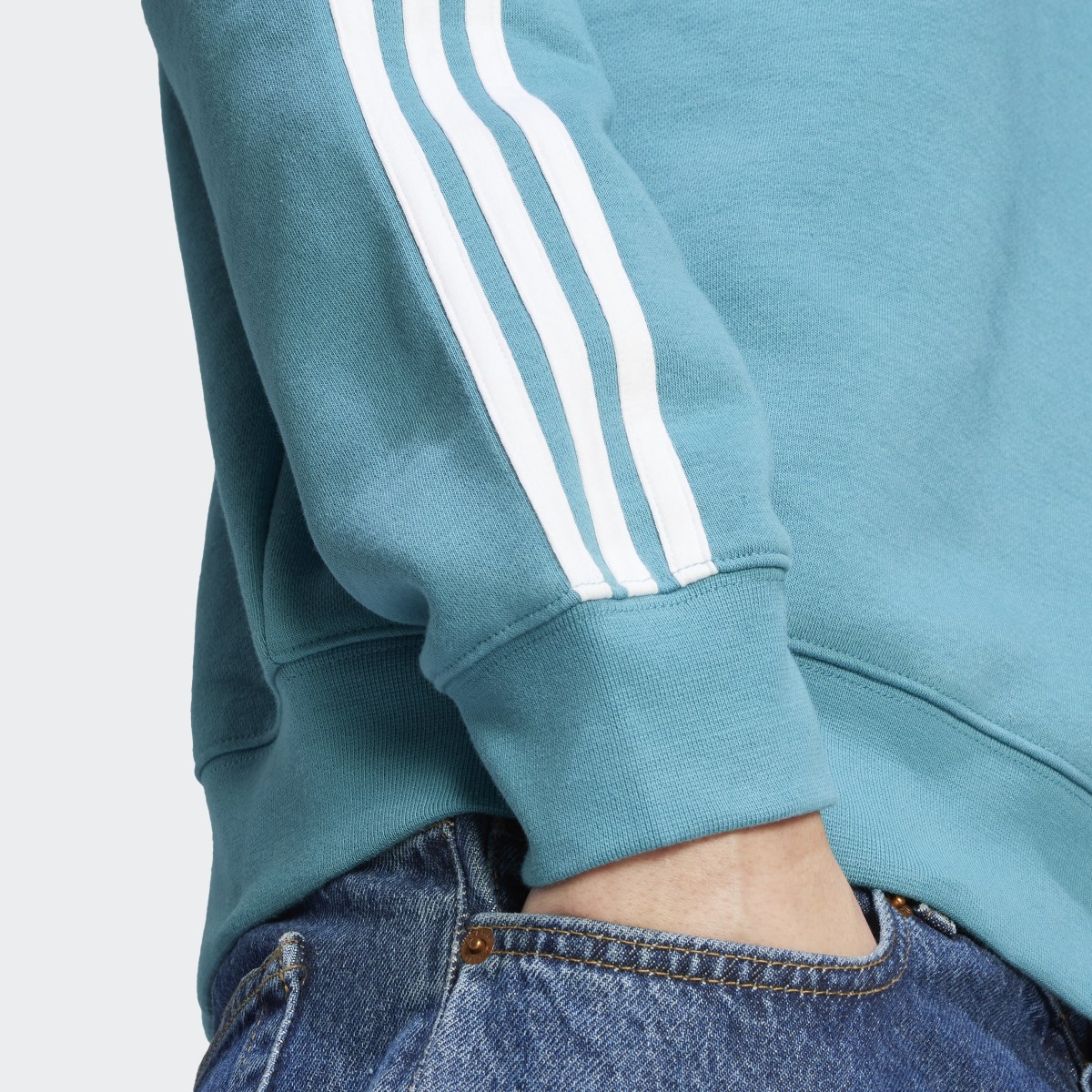 Adidas Adicolor Classics 3-Stripes Half-Zip Sweatshirt. 8