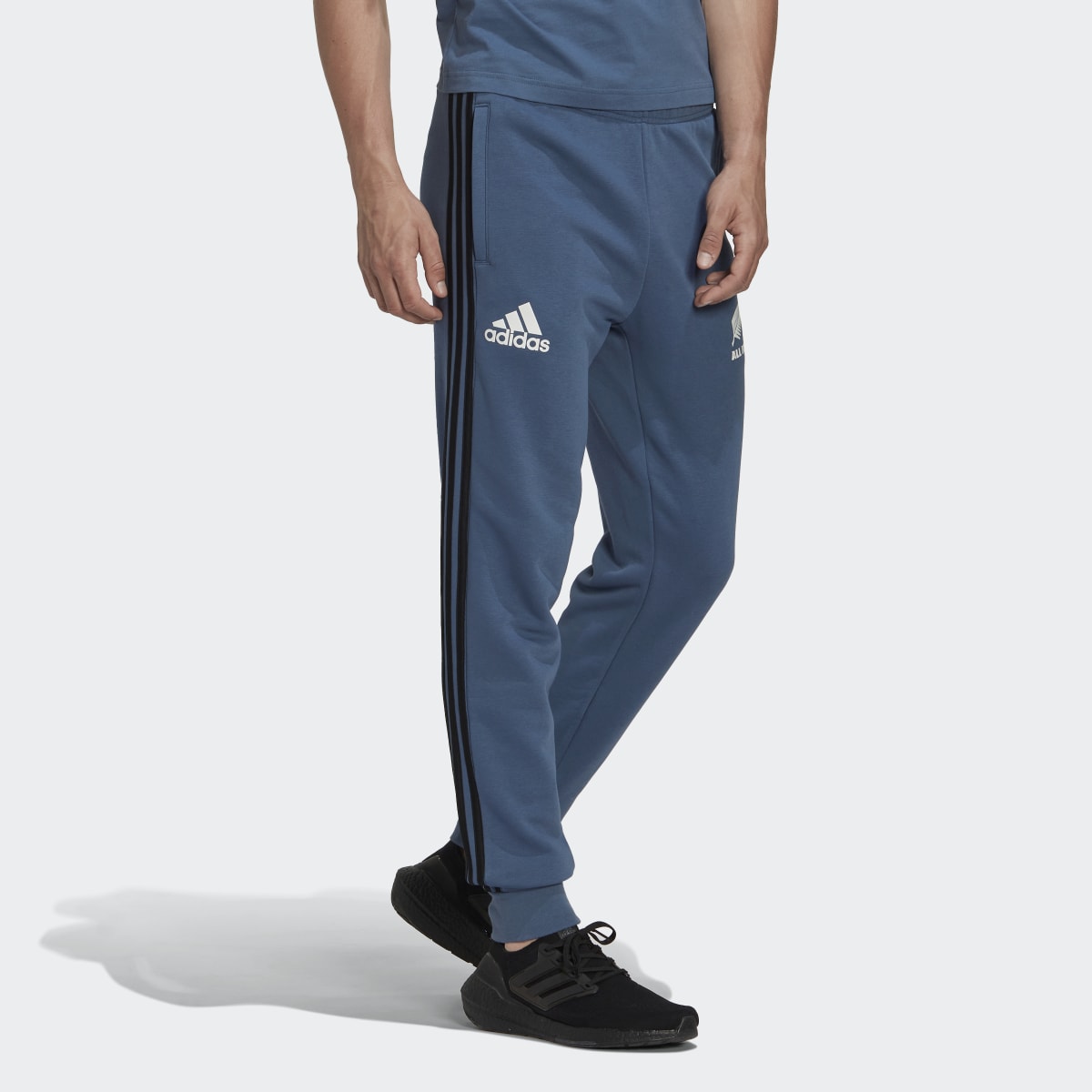 Adidas All Blacks Rugby 3-Stripes Sweat Pants. 4