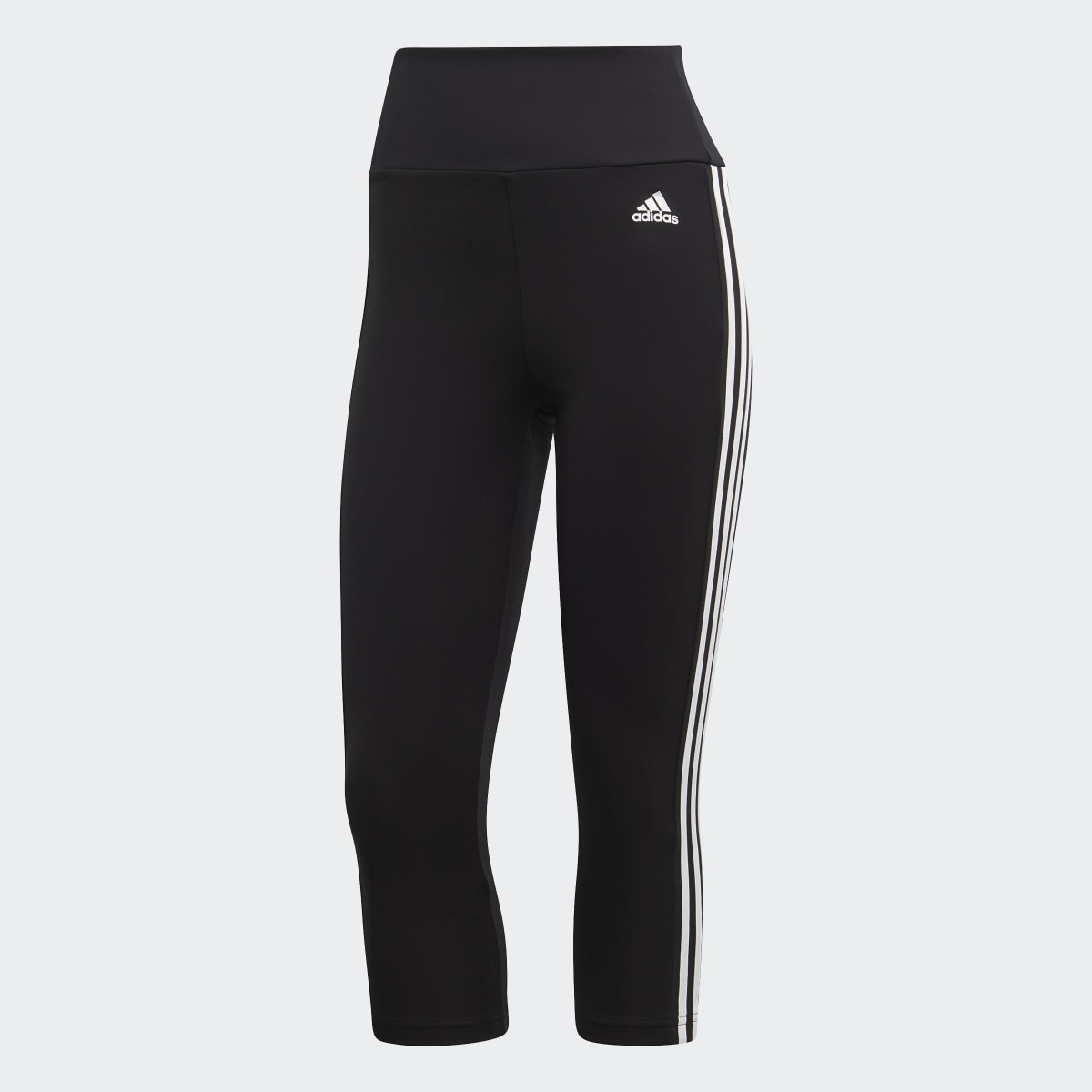 Adidas Leggings 3/4 de Cintura Subida 3-Stripes Designed To Move. 5