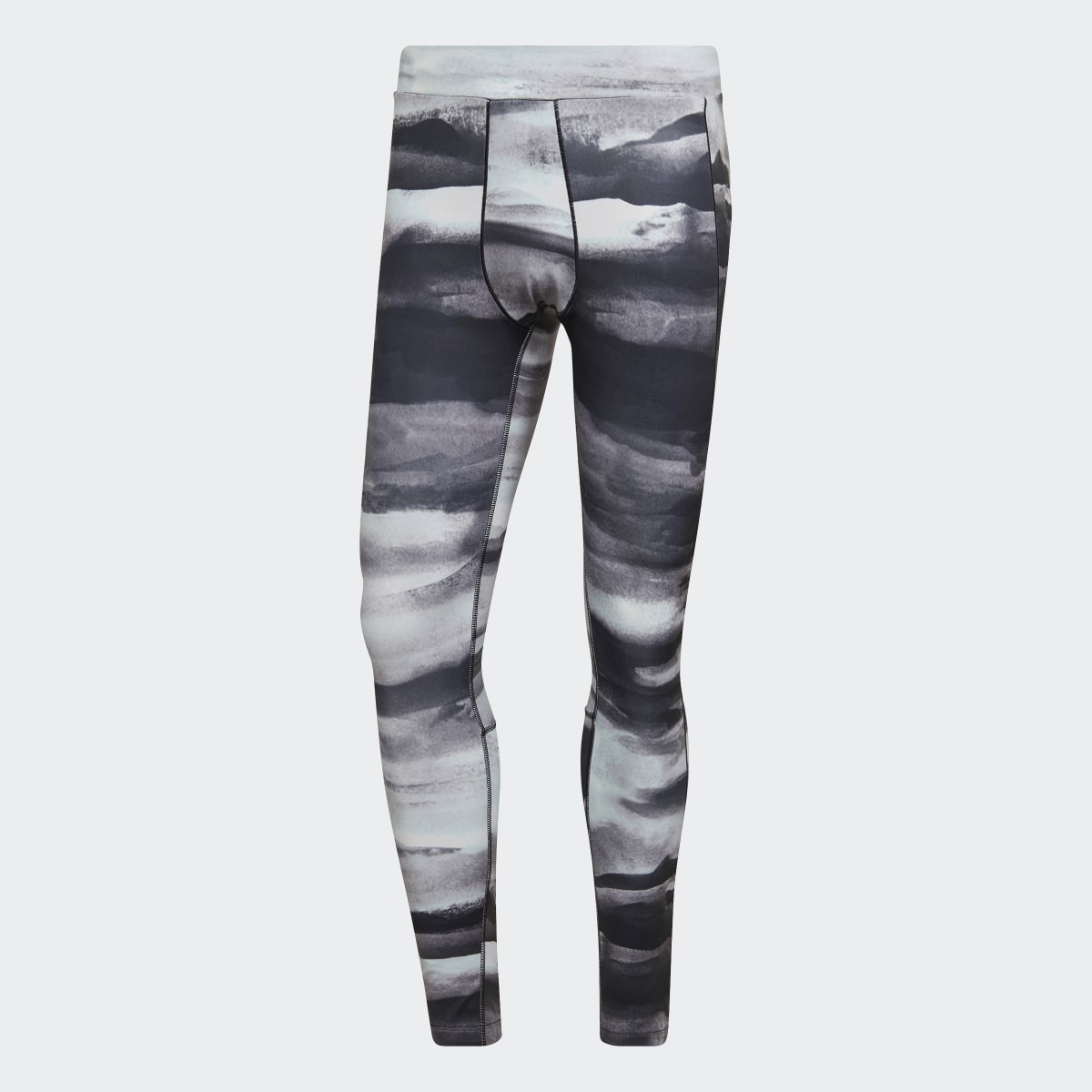 Adidas Allover Print Yoga Training Tights. 4