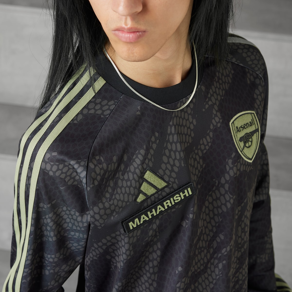 Adidas Maglia Long Sleeve Arsenal x Maharishi. 5