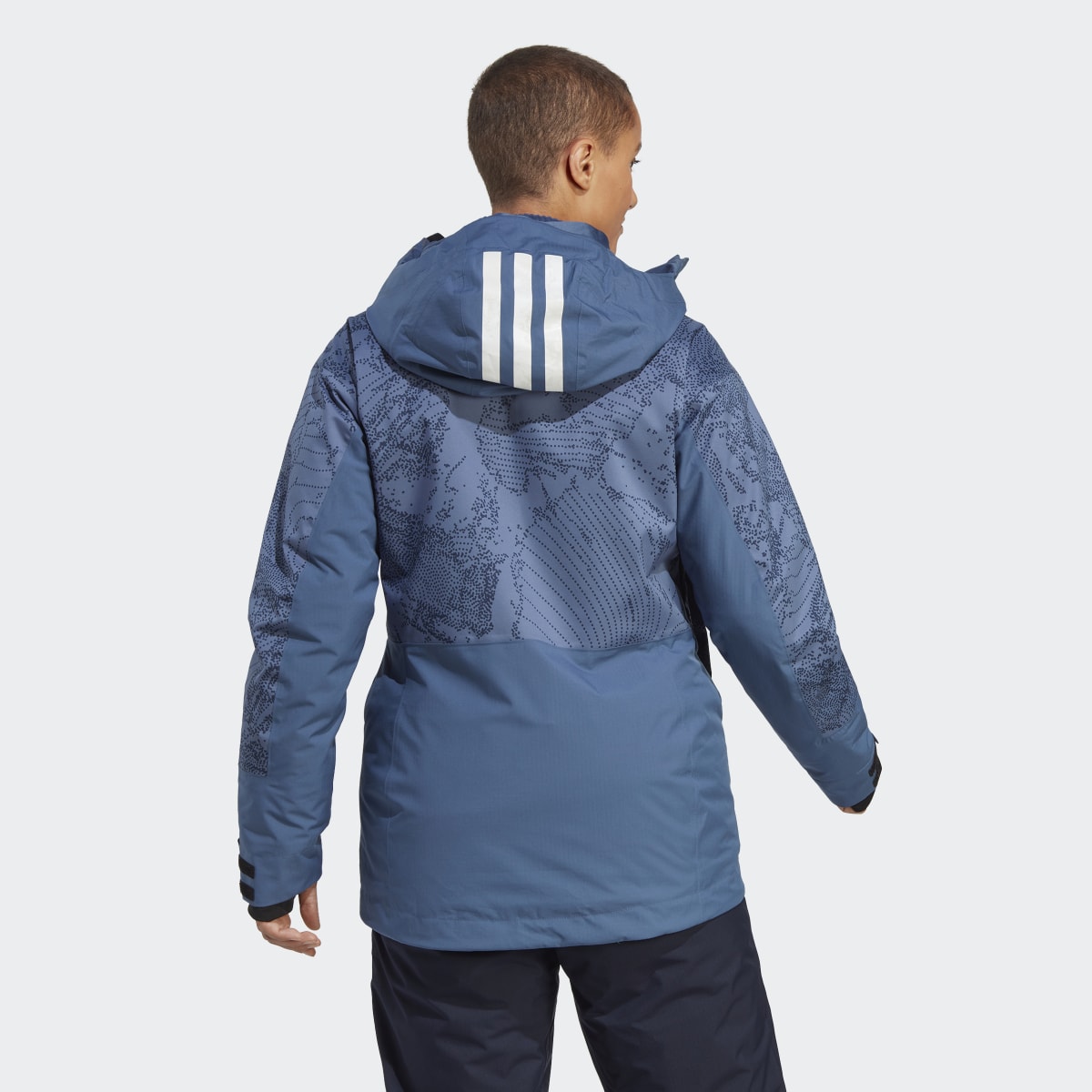 Adidas Terrex 2-Layer Insulated Snow Graphic Jacket. 4