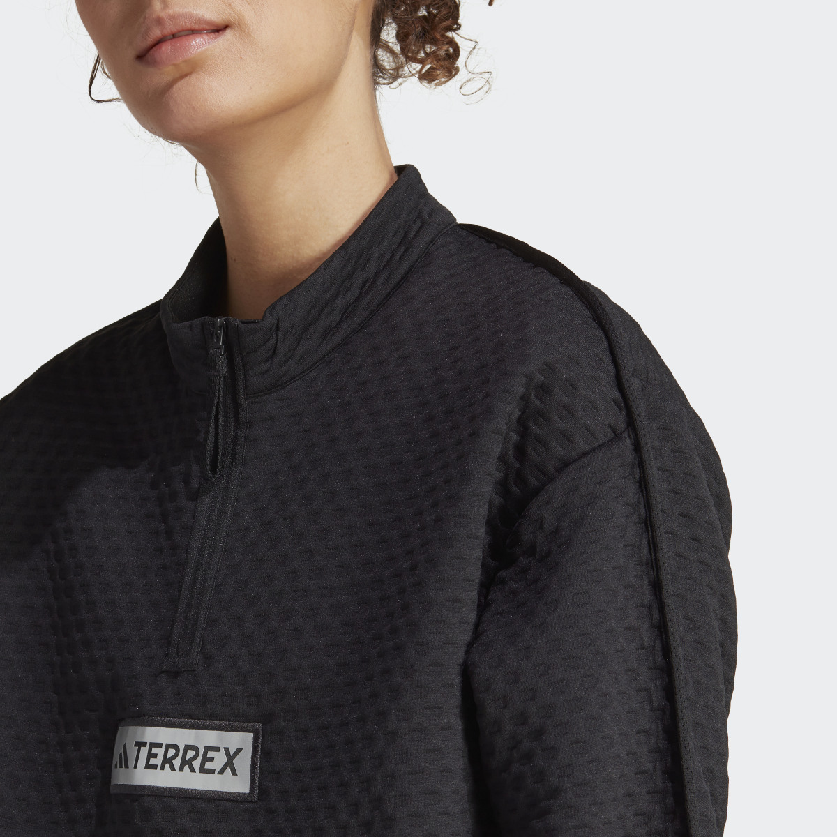 Adidas Giacca Terrex Utilitas Half-Zip Fleece. 7