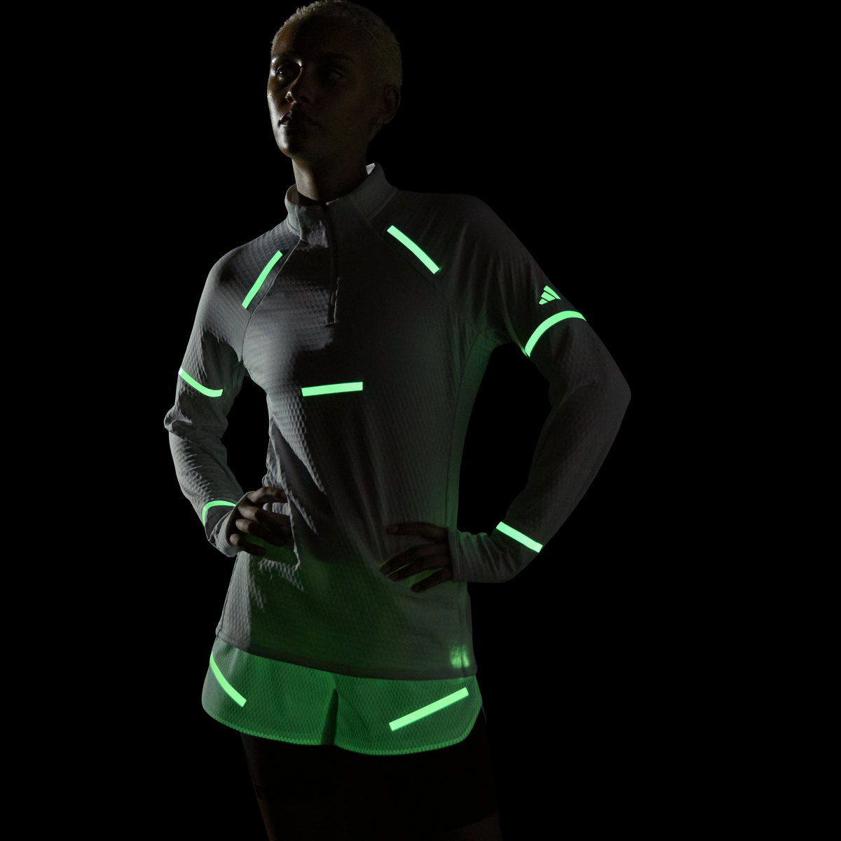 Adidas Camiseta manga larga X-City Reflect At Night Running. 10