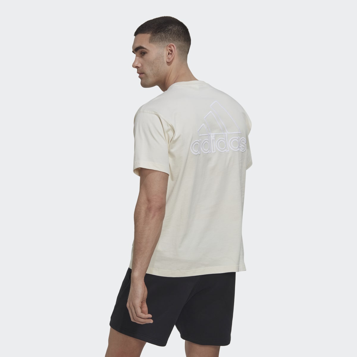 Adidas T-shirt Big Badge of Sport (Neutral). 4