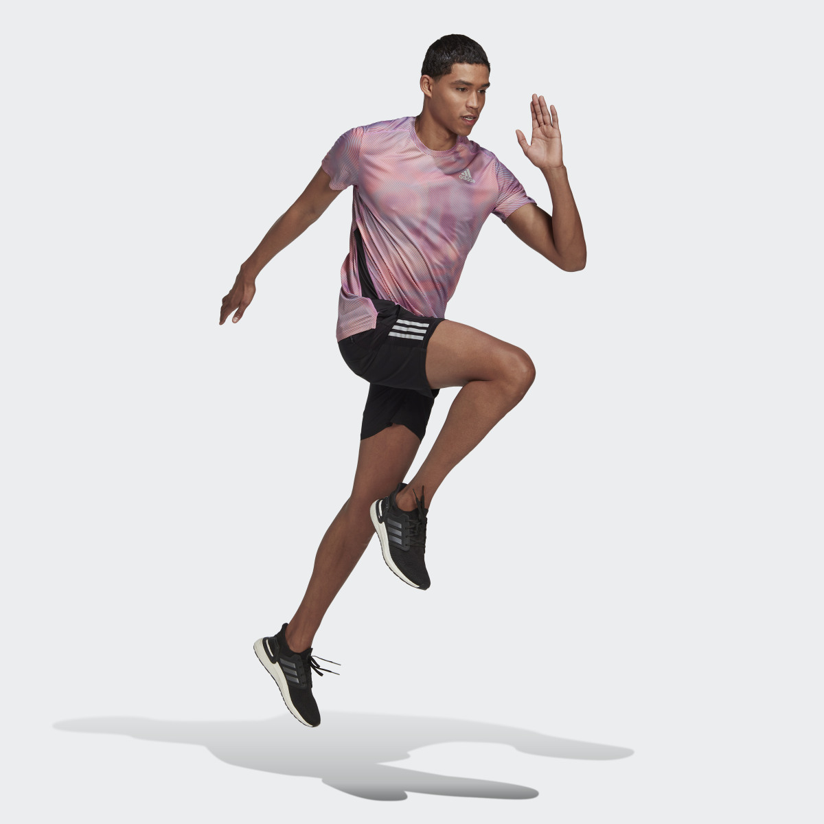 Adidas Own the Run Colorblock T-Shirt. 4