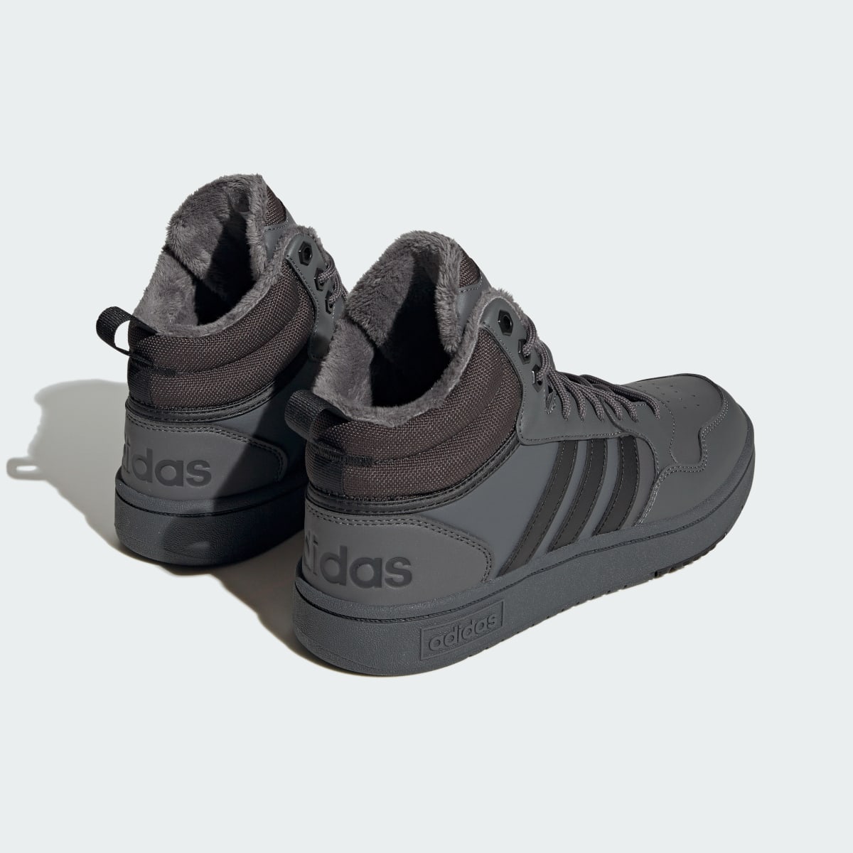 Adidas Sapatilhas de Inverno com Forro em Pelagem para Lifestyle e Basquetebol Hoops 3.0. 6