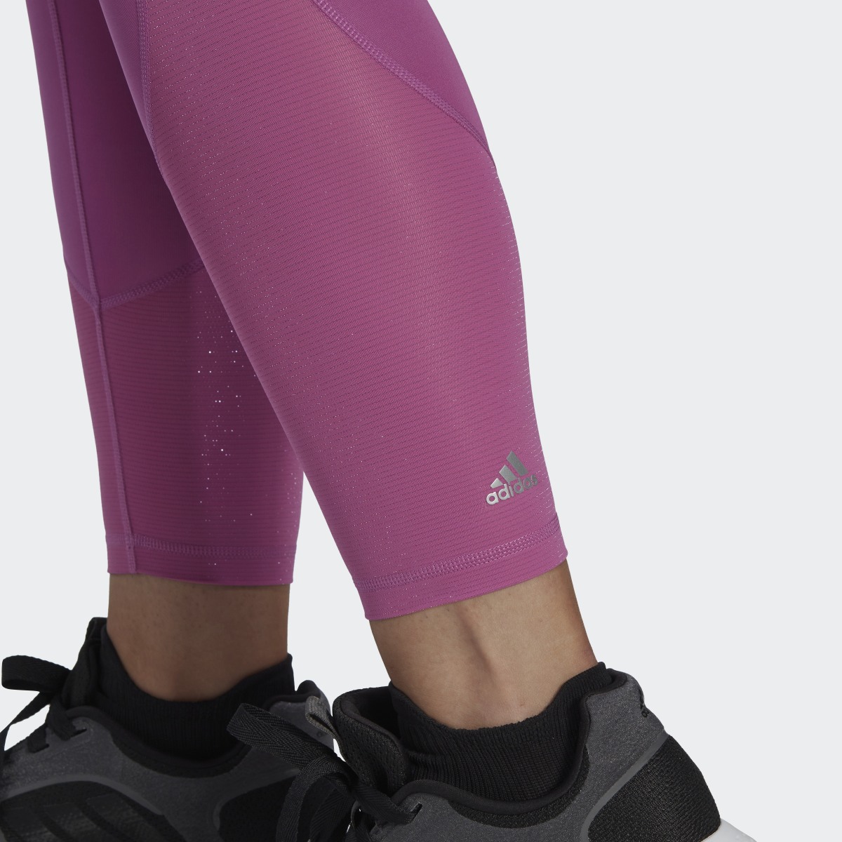 Adidas Legging de training long et brillant Optime. 6